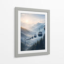 Cable Car Mountains Landscape - Vicky Hanggara | Cuadro decorativo de Canvas Lab