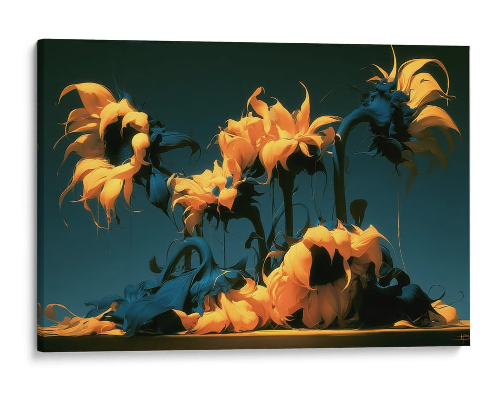 Girasoles muriendo - DIEGO D L | Cuadro decorativo de Canvas Lab
