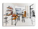 Muebles en dibujos - DIEGO D L | Cuadro decorativo de Canvas Lab