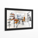 Muebles en dibujos - DIEGO D L | Cuadro decorativo de Canvas Lab