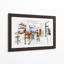 Muebles en dibujos - DIEGO D L | Cuadro decorativo de Canvas Lab