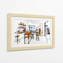 Muebles en dibujos - DIEGO D L | Cuadro decorativo de Canvas Lab