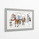 Muebles en dibujos - DIEGO D L | Cuadro decorativo de Canvas Lab