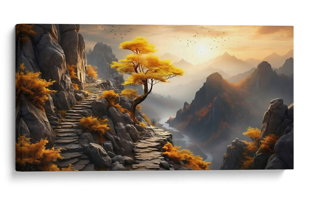 Camino al Ocaso - Caperh | Cuadro decorativo de Canvas Lab