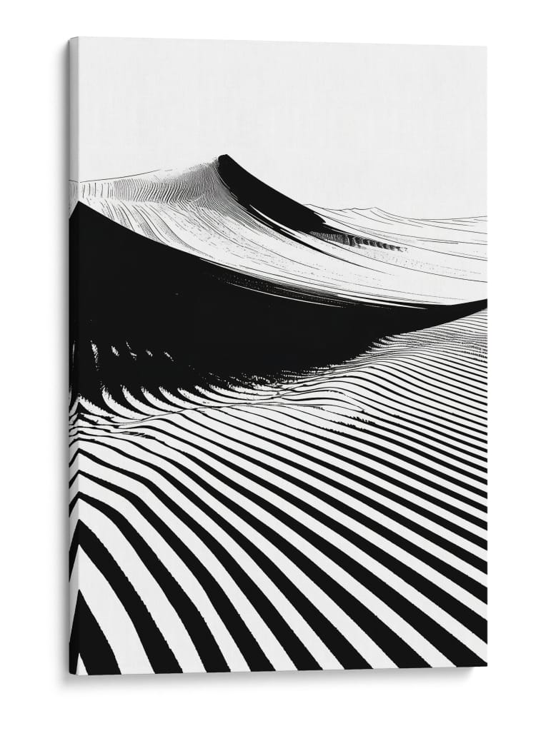 Dunas en blanco y negro - DIEGO D L | Cuadro decorativo de Canvas Lab