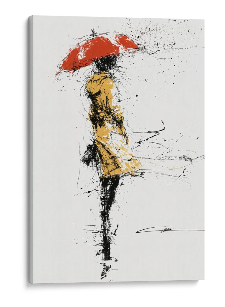 Mujer solitaria  - DIEGO D L | Cuadro decorativo de Canvas Lab