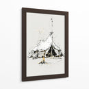 Tienda de acampar - DIEGO D L | Cuadro decorativo de Canvas Lab