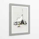 Tienda de acampar - DIEGO D L | Cuadro decorativo de Canvas Lab