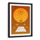 Yellow Star Wars | Cuadro decorativo de Canvas Lab