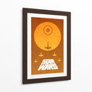 Yellow Star Wars | Cuadro decorativo de Canvas Lab
