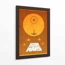 Yellow Star Wars | Cuadro decorativo de Canvas Lab