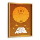 Yellow Star Wars | Cuadro decorativo de Canvas Lab