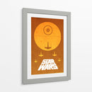 Yellow Star Wars | Cuadro decorativo de Canvas Lab