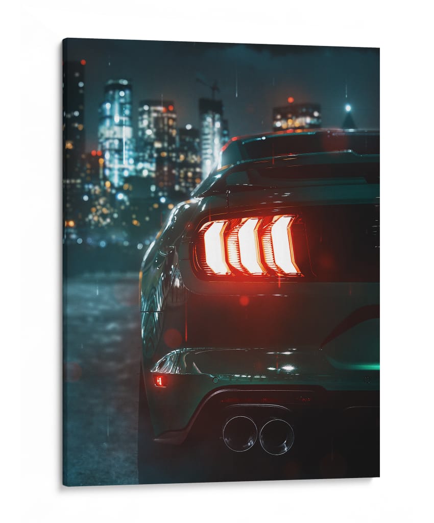 Luces de Cola Nocturnas - Sae Art | Cuadro decorativo de Canvas Lab