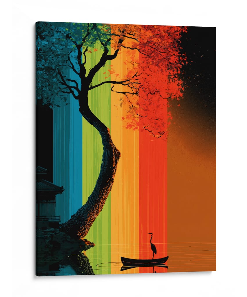 Árbol de Arcoíris - Sae Art | Cuadro decorativo de Canvas Lab