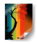 Árbol de Arcoíris - Sae Art | Cuadro decorativo de Canvas Lab