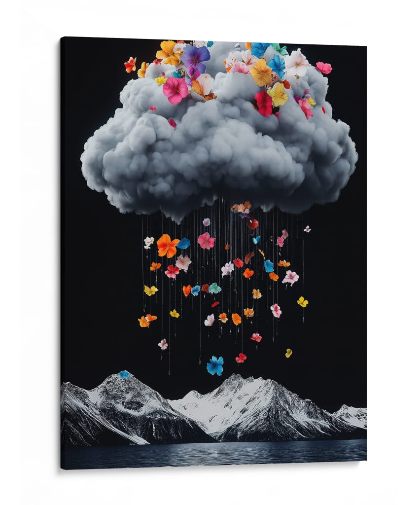 Lluvia Floral - Sae Art | Cuadro decorativo de Canvas Lab