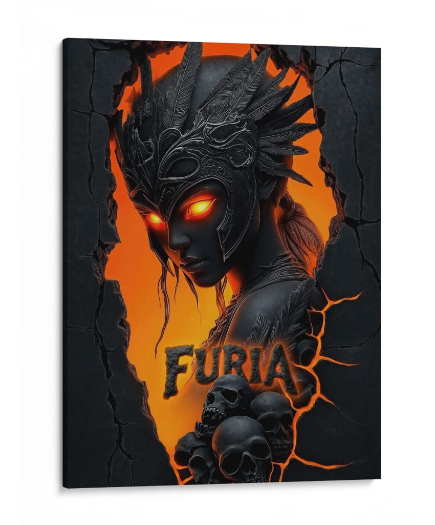 Furia Oscura II - Sae Art | Cuadro decorativo de Canvas Lab