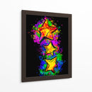 Estrellas de Neón - Sae Art | Cuadro decorativo de Canvas Lab
