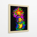 Estrellas de Neón - Sae Art | Cuadro decorativo de Canvas Lab
