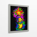 Estrellas de Neón - Sae Art | Cuadro decorativo de Canvas Lab