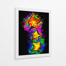 Estrellas de Neón - Sae Art | Cuadro decorativo de Canvas Lab