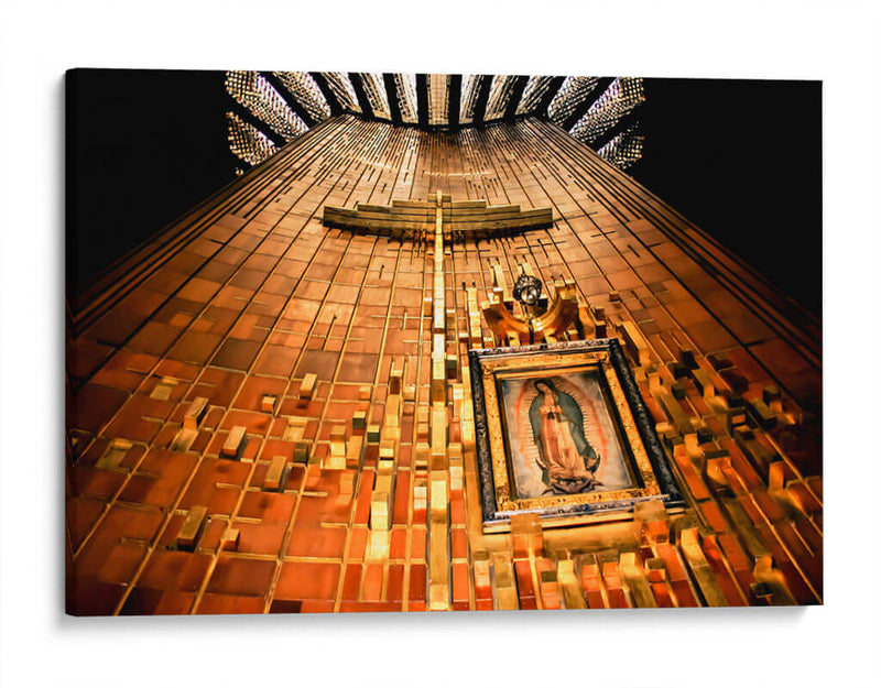 Basílica de Guadalupe Interior | Cuadro decorativo de Canvas Lab