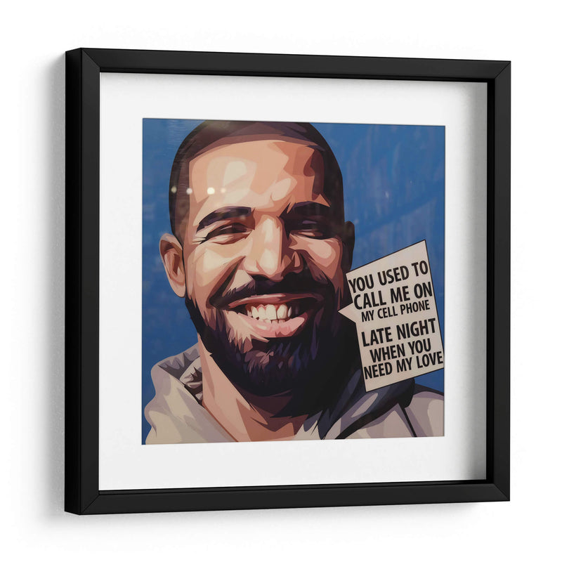 You used to call me on my cell phone | Cuadro decorativo de Canvas Lab