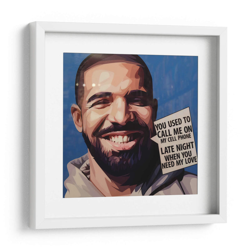 You used to call me on my cell phone | Cuadro decorativo de Canvas Lab