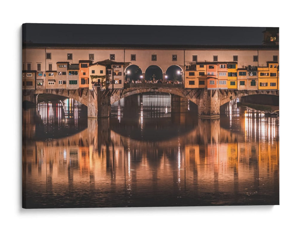 La noche sobre el puente viejo - Ulises Páez | Cuadro decorativo de Canvas Lab