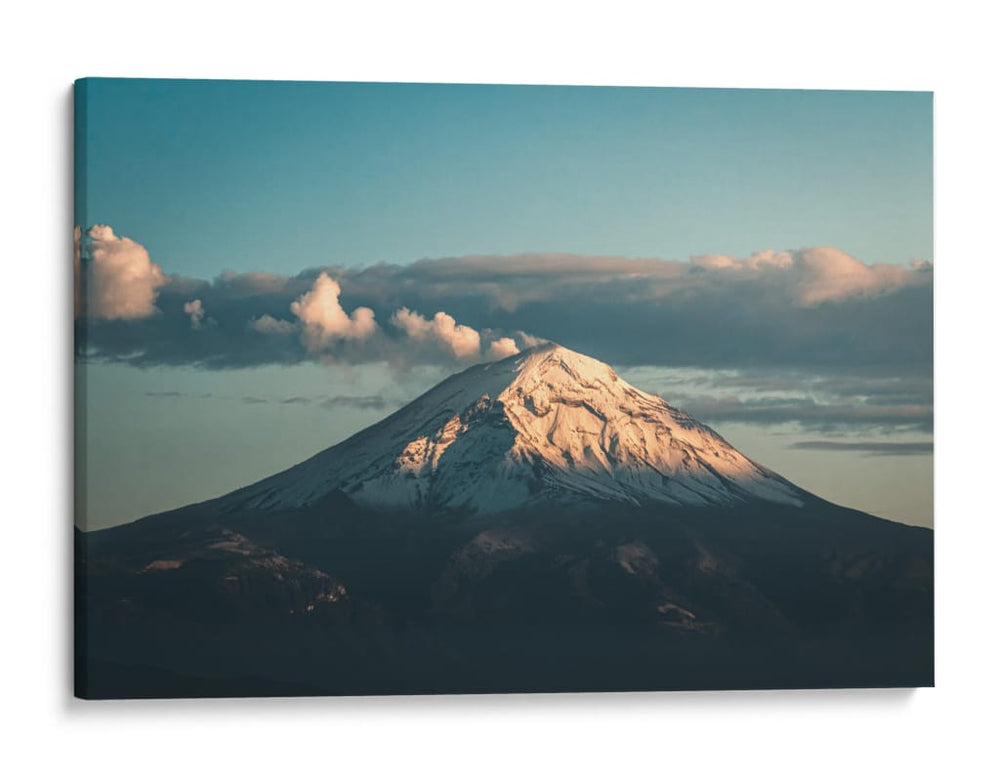 La última luz del Popocatépetl - Ulises Páez | Cuadro decorativo de Canvas Lab
