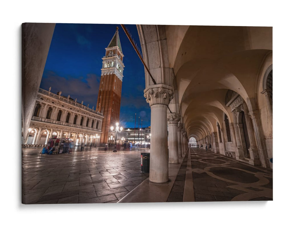 Los arcos de la noche veneciana - Ulises Páez | Cuadro decorativo de Canvas Lab