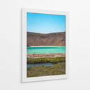 Los tres azules de Balandra - Ulises Páez | Cuadro decorativo de Canvas Lab