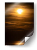luna de fuego sobre el mar - Ulises Páez | Cuadro decorativo de Canvas Lab