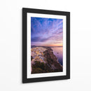 Santorini en Violeta - Ulises Páez | Cuadro decorativo de Canvas Lab
