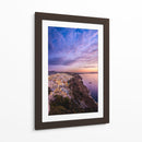 Santorini en Violeta - Ulises Páez | Cuadro decorativo de Canvas Lab
