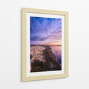 Santorini en Violeta - Ulises Páez | Cuadro decorativo de Canvas Lab