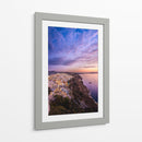 Santorini en Violeta - Ulises Páez | Cuadro decorativo de Canvas Lab