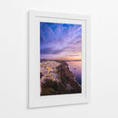 Santorini en Violeta - Ulises Páez | Cuadro decorativo de Canvas Lab