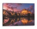 El castel sant angelo al dorado - Ulises Páez | Cuadro decorativo de Canvas Lab