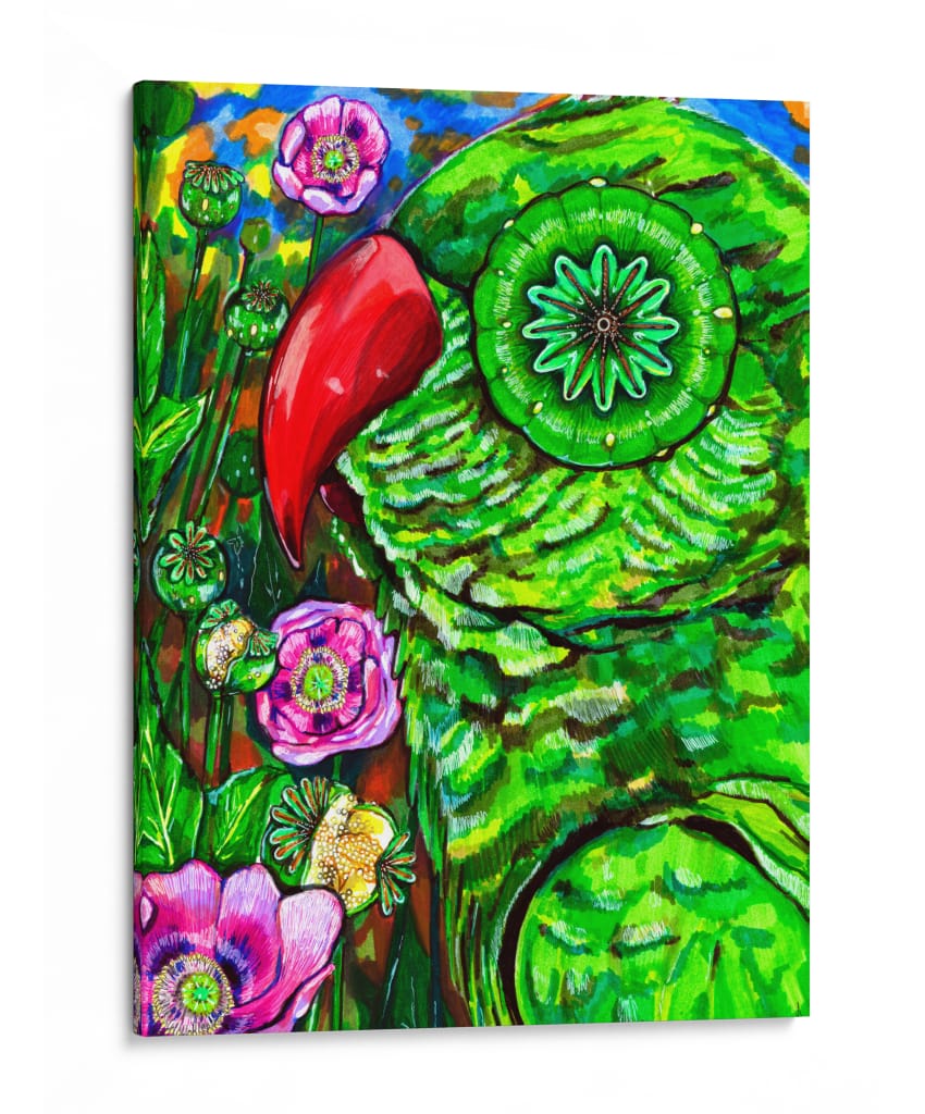 Los Loros del Opio - Mariana Lino Art | Cuadro decorativo de Canvas Lab