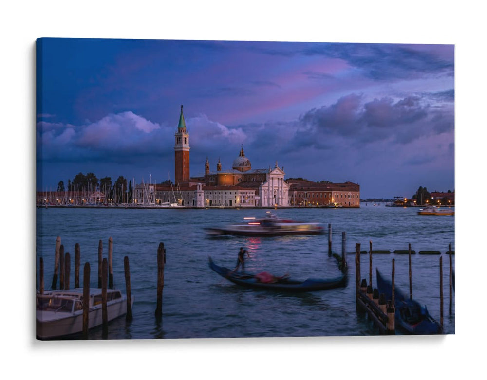 San Giorgio Maggiore en la hora azul - Ulises Páez | Cuadro decorativo de Canvas Lab