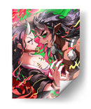Choque de Demonios Despertados - Sae Art | Cuadro decorativo de Canvas Lab