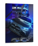 Bestia de Neón: BMW M4 - Sae Art | Cuadro decorativo de Canvas Lab