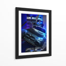 Bestia de Neón: BMW M4 - Sae Art | Cuadro decorativo de Canvas Lab