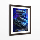 Bestia de Neón: BMW M4 - Sae Art | Cuadro decorativo de Canvas Lab