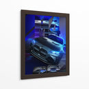 Bestia de Neón: BMW M4 - Sae Art | Cuadro decorativo de Canvas Lab