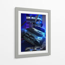 Bestia de Neón: BMW M4 - Sae Art | Cuadro decorativo de Canvas Lab