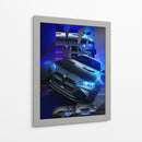 Bestia de Neón: BMW M4 - Sae Art | Cuadro decorativo de Canvas Lab