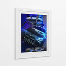 Bestia de Neón: BMW M4 - Sae Art | Cuadro decorativo de Canvas Lab